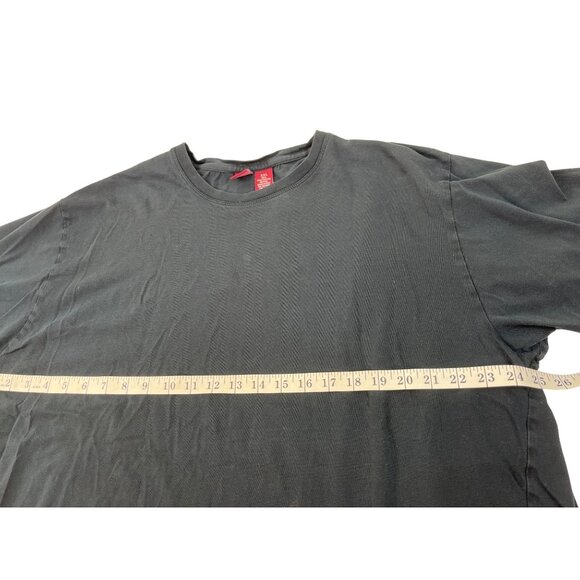 Merona Black Crewneck T-Shirt XXL 100% Pima Cotton Made In Peru Casual Wear 70c - Picture 5 of 5